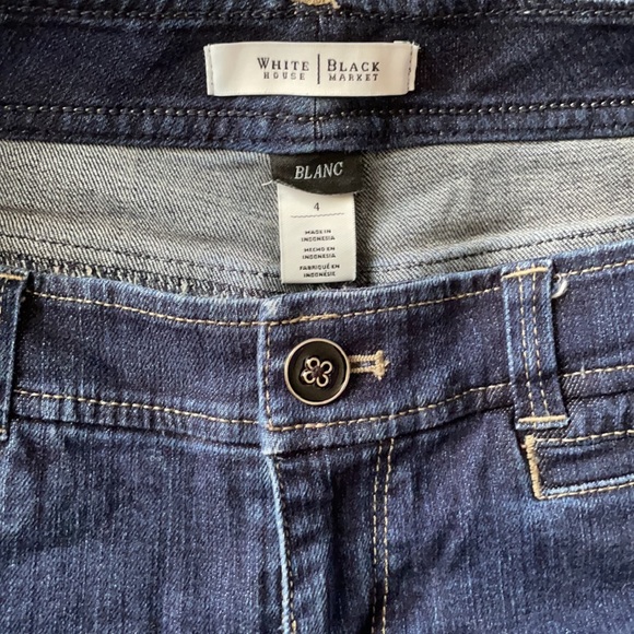 White House black market Jean shorts - Picture 4 of 4